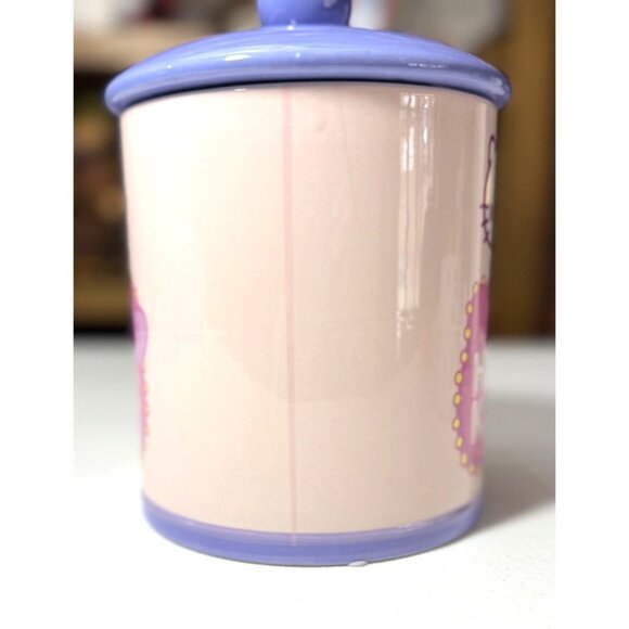 Hello Kitty Ceramic Canister With Lid - Picture 6 of 7